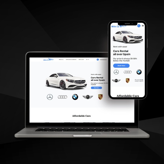 Car Rental Website Design and Development